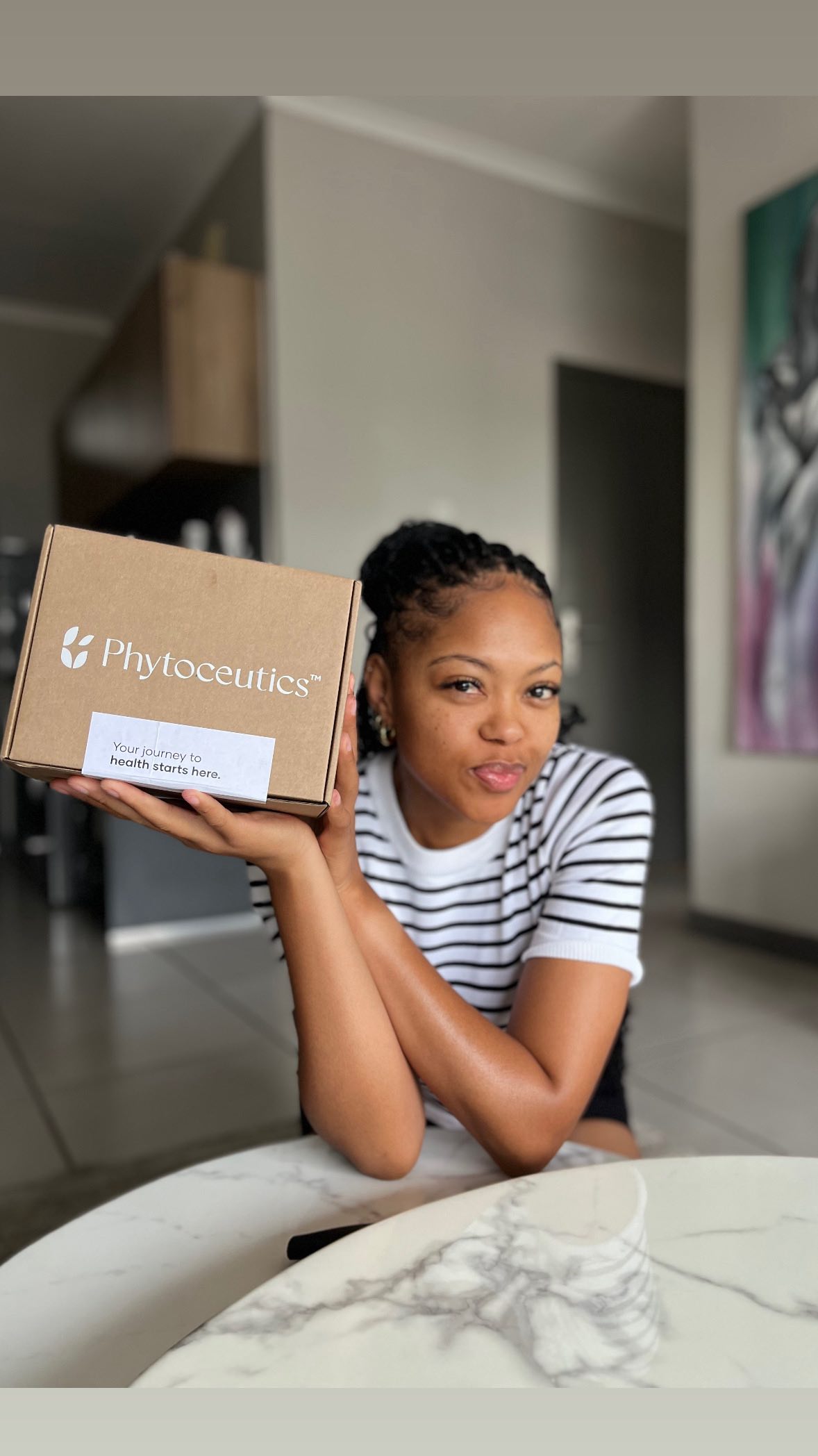 Instagram post by @tammi_ragebult for Phytoceutics. Caption reads: [...] when my best friend steps in,....