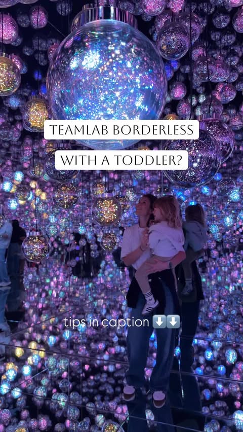 Instagram post by @theoooblog for Klook Kreator Program. Caption reads: Is teamLab Borderless worth the visit with a....