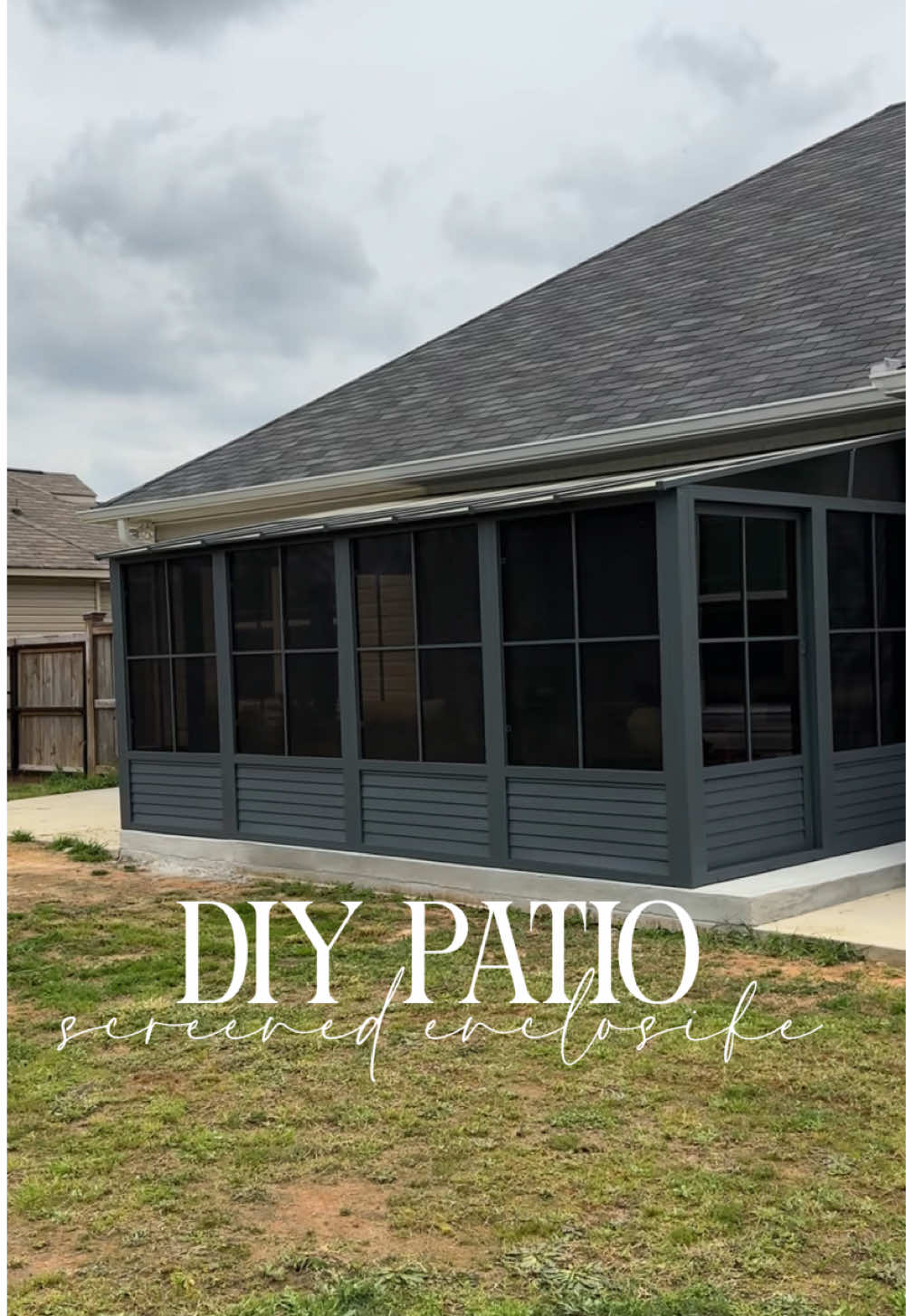 TikTok post by @creatively.crisp for Lowe's. Caption reads: & it will save you THOUSANDS using this DIY....