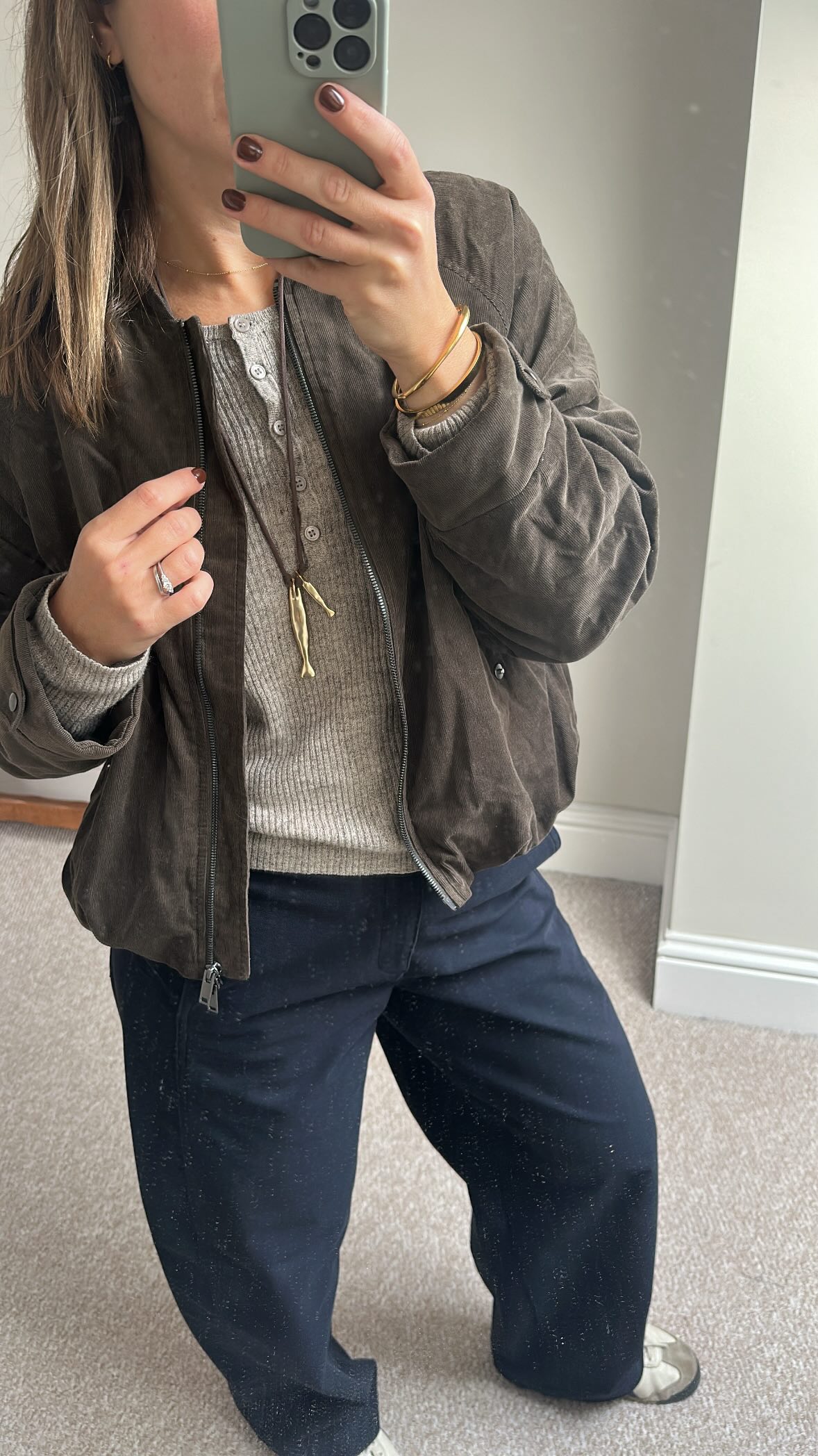 Instagram post by @emily.g_._ for Monica Vinader. Caption reads: The easiest way to upgrade your basics? Add....