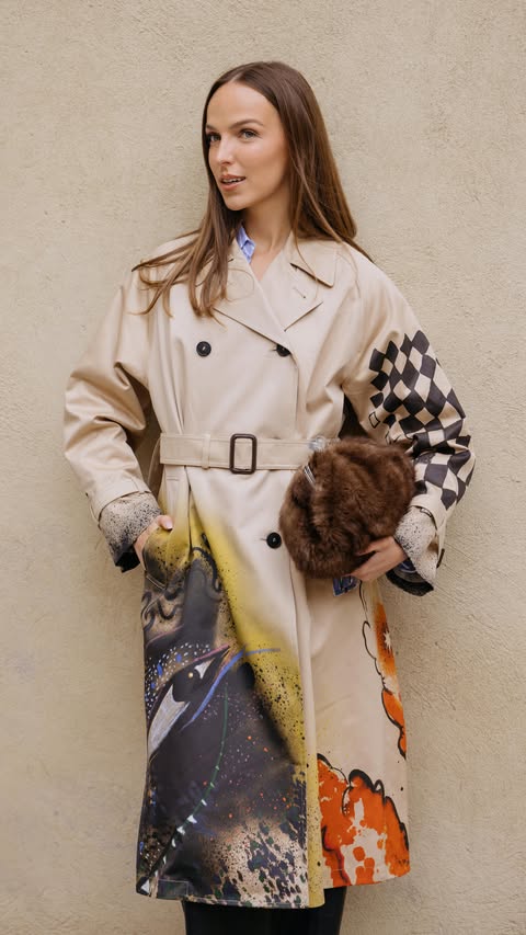 Instagram post by @clemencebertrand for Weekend Max Mara. Caption reads: ‘A Weekend with an Artist’ with @weekendmaxmara A....