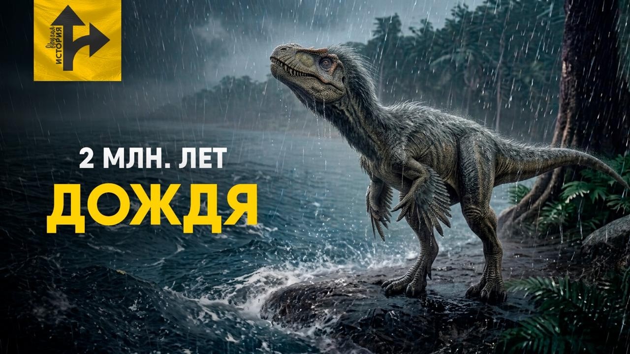 YouTube post by @drhistory for Audio Library. Caption reads: Catastrophes That Changed Earth Forever.
