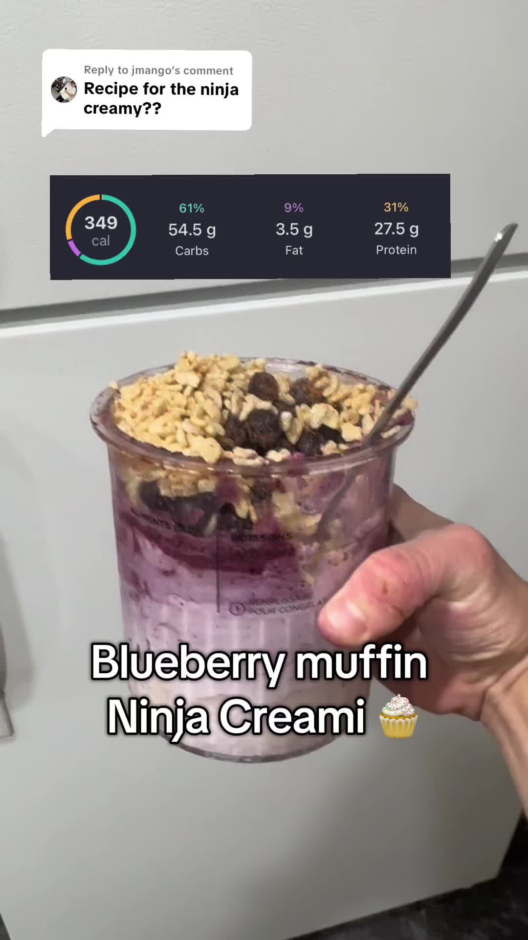 TikTok post by @mansour_abdoo for RYSE Supplements. Caption reads: [...] #icecream #fyp #prep @RYSE Supplements....