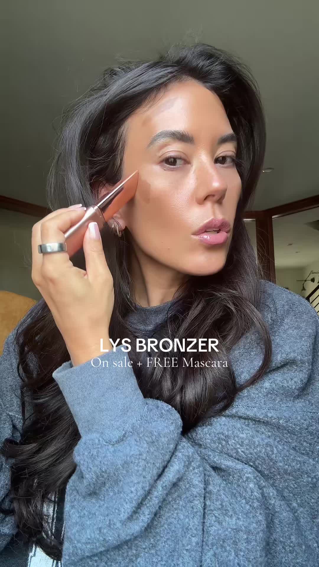 TikTok post by @lifeaskristinab for Lysbeauty. Caption reads: It’s just a necessity makeup product at this....