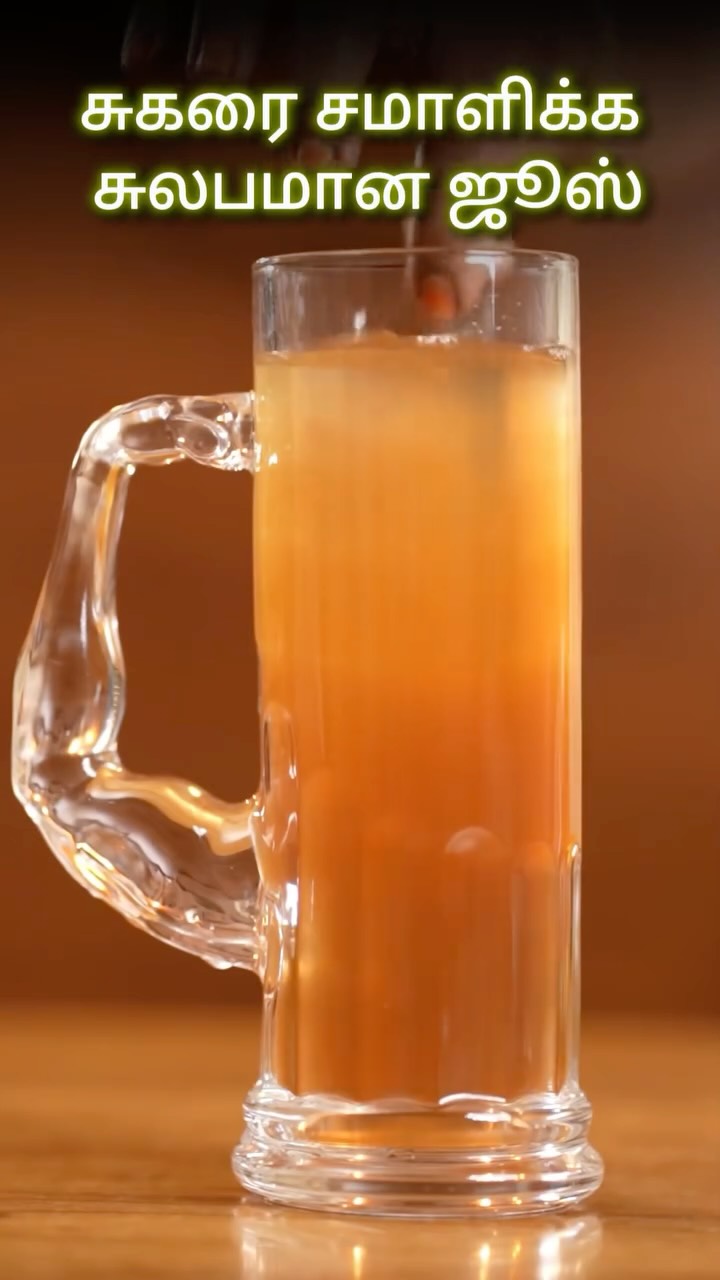 Instagram post by @foodietamizha for Kapiva. Caption reads: 👩🏽‍⚕️கப்பிவாவின் டயா ப்ரி ஜூஸ் 11 மூலிகைகளை....