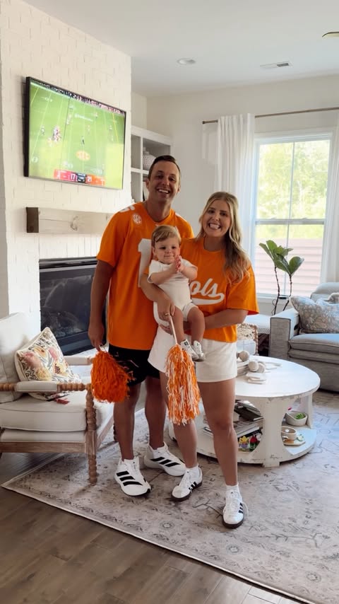 Instagram post by @hannahelizabethstokes for Academy Sports + Outdoors. Caption reads: Tennessee game days are just around the corner and....