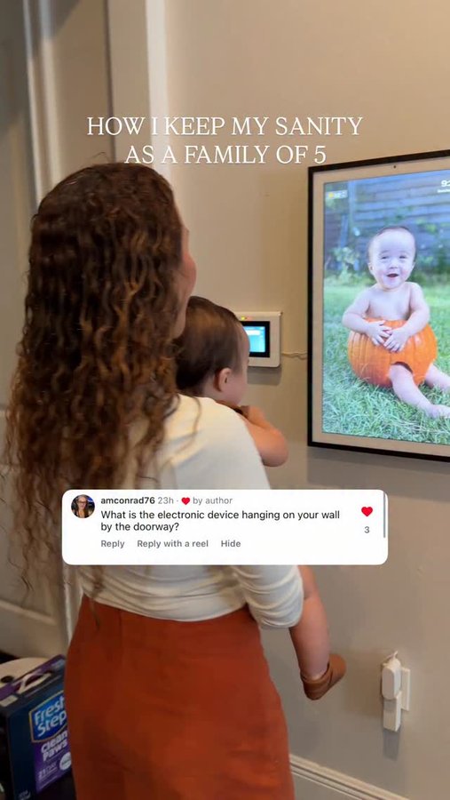 Instagram post by @diaryofafitmommyofficial for Hearth Display. Caption reads: [...] of five on track. Not only that, the....