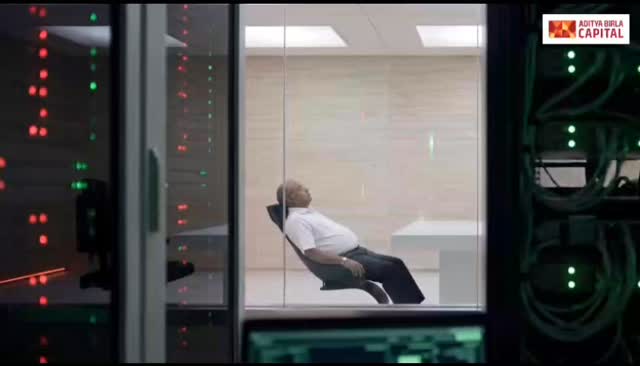 Instagram post by @networthstocks for Aditya Birla Capital. Caption reads: "@adityabirlacapital saying what every father need....