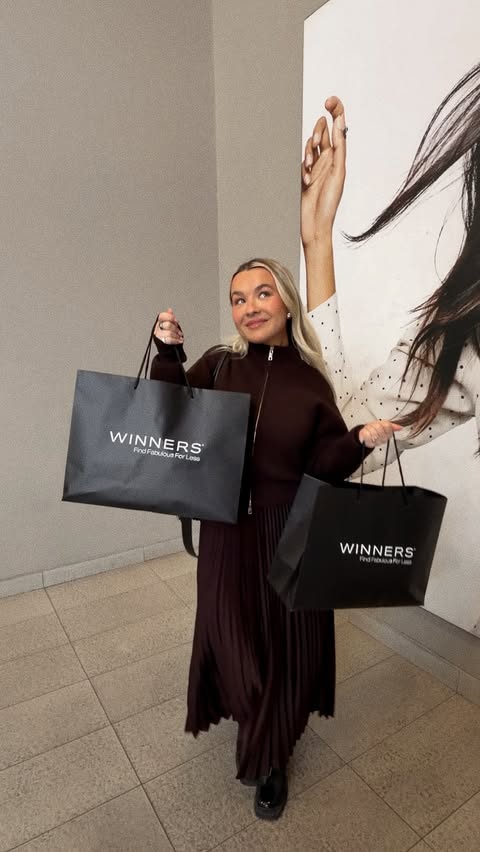 Instagram post by @torriwebster for Winners. Caption reads: My mom is the original WINNERS queen, she’s the....