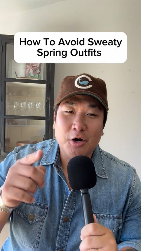 Instagram post by @euge.park for Billy Reid. Caption reads: Layering in the spring is challenging especially....