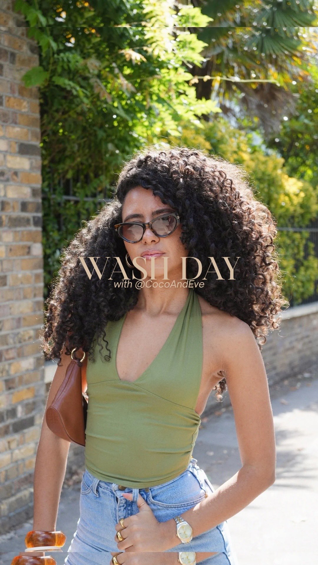 Instagram post by @niathelight for Cocoandeve. Caption reads: WASH DAY with @CocoandEve using the Like A Virgin....