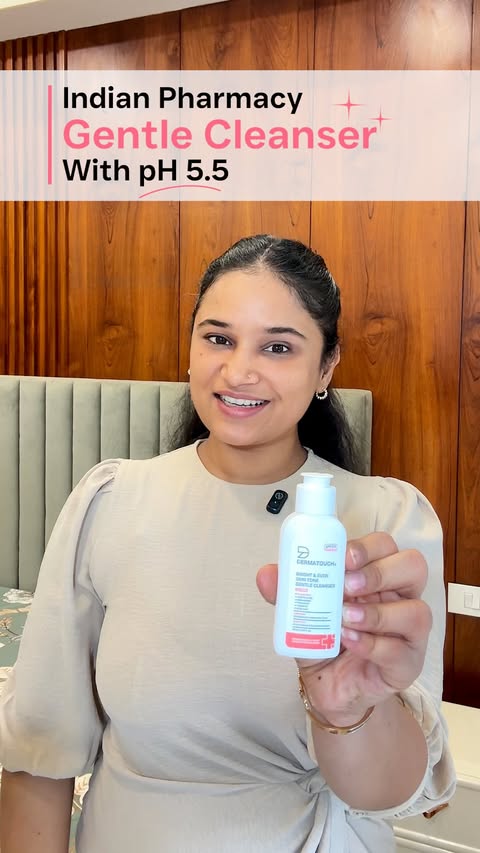 Instagram post by @cosmolifestyler for Dermatouch. Caption reads: [...] but what about the first step? 👀 Meet....