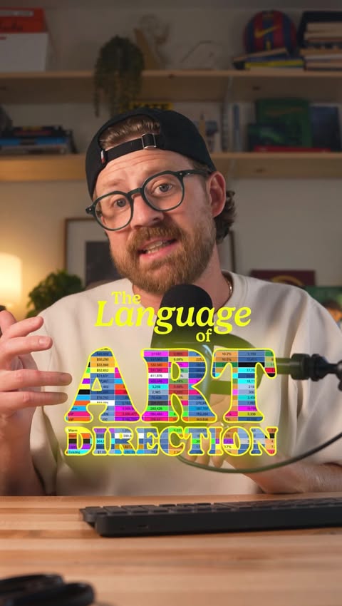 Instagram post by @excel for Microsoft 365. Caption reads: How does the language of art direction translate....