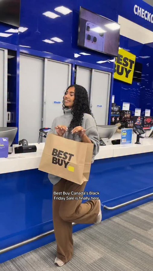 Instagram post by @ann_mathew for Best Buy. Caption reads: Love gifting my friends and family for the....