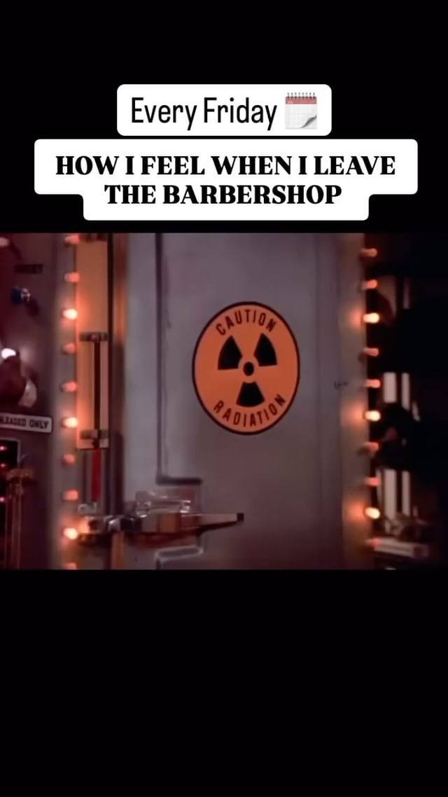 Instagram post by @barbersince98 for Barbershopconnect. Caption reads: Happy Friday to all the busy barbers out there!....