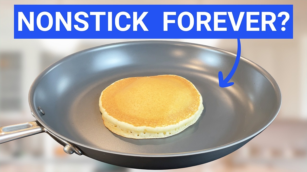 YouTube post by @PrudentReviews for ThermoWorks. Caption reads: Don't Buy Misen Carbon Nonstick Until You Watch....