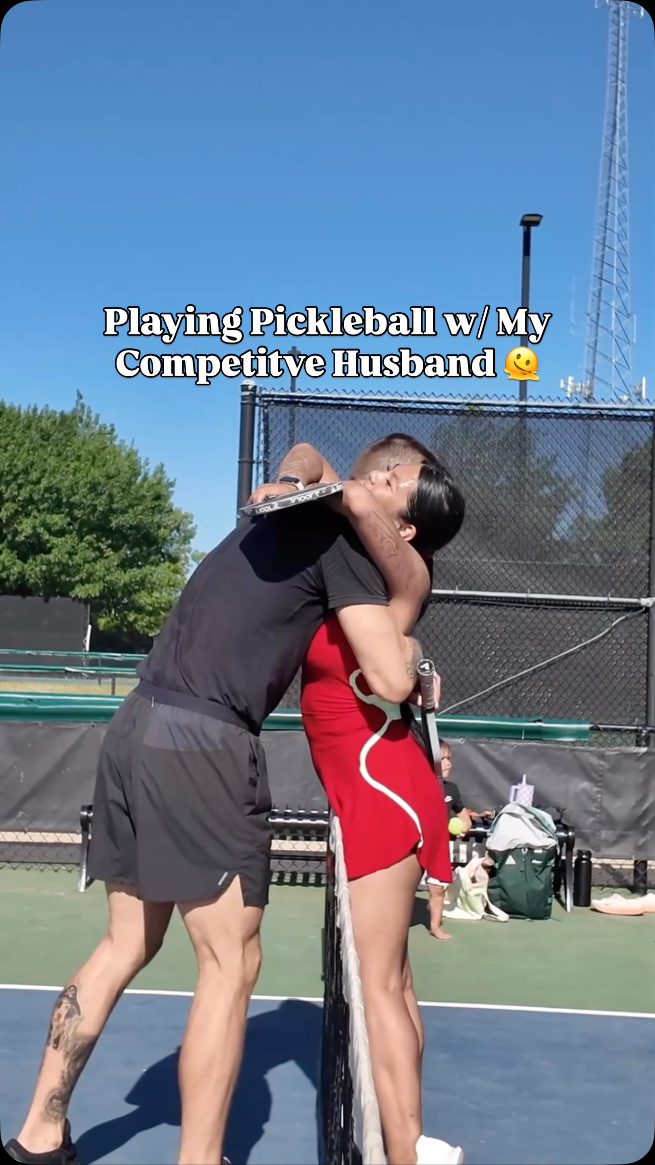 Instagram post by @betinagozo for Honey Stinger. Caption reads: If you know my husband, you know he’s VERY....