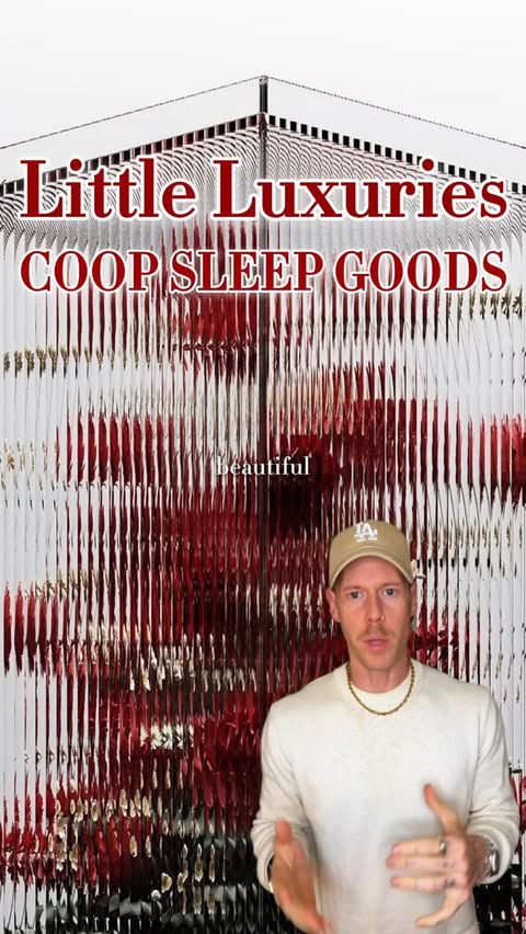 Instagram post by @calebulf for Coop Sleep Goods. Caption reads: [...] below and I’ll send you my link.....