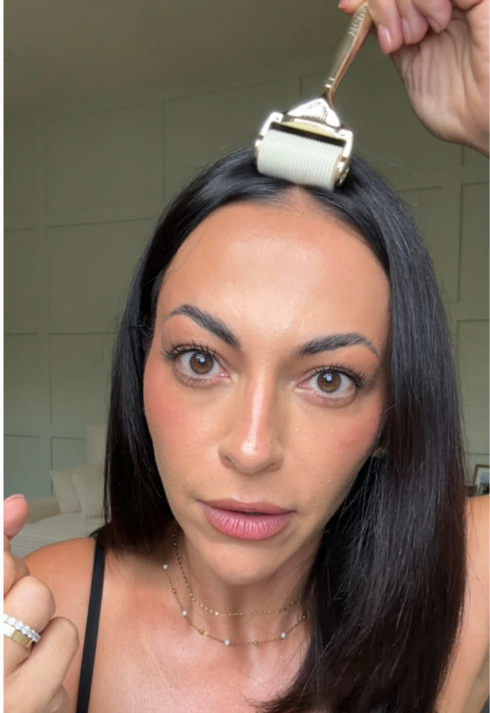 TikTok post by @simone.p for VEGAMOUR. Caption reads: [...] - don’t skip it. Highly recommend @VEGAMOUR....