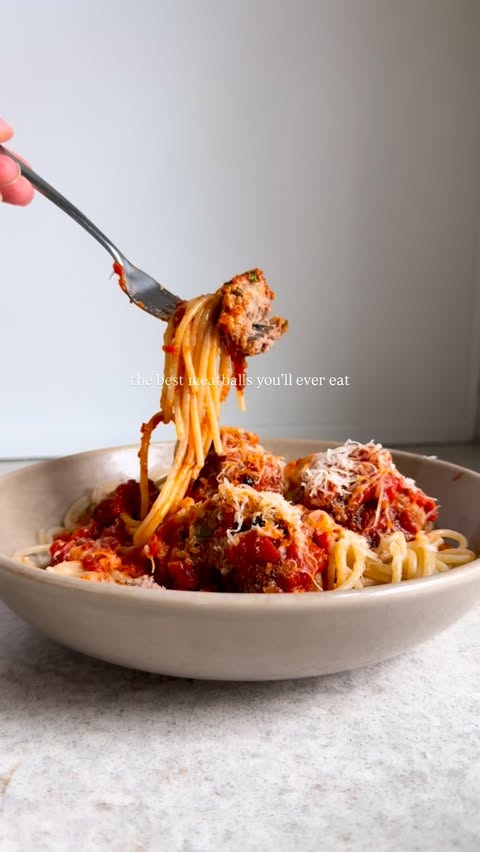 Instagram post by @happy_balancedlife for Lifeway Foods. Caption reads: These classic italian meatballs are truly one of....