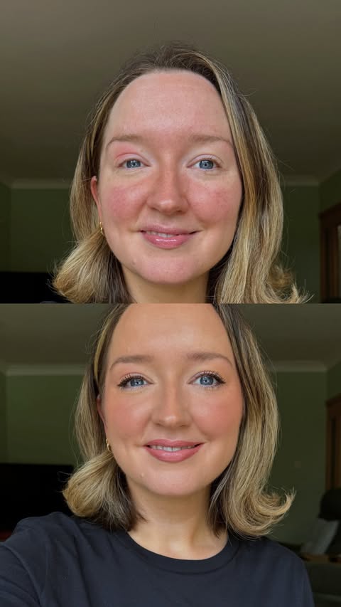 Instagram post by @rosegallagher for HALF MAGIC. Caption reads: [...] Mascara in Dark Brown @sweedbeauty Half....