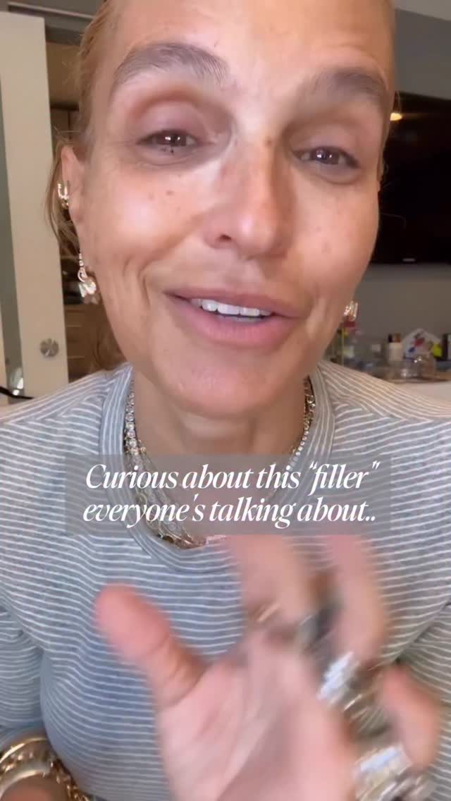 Instagram post by @shop.with.caroline for RoC Skincare. Caption reads: Curious about the filler everyone’s been talking....