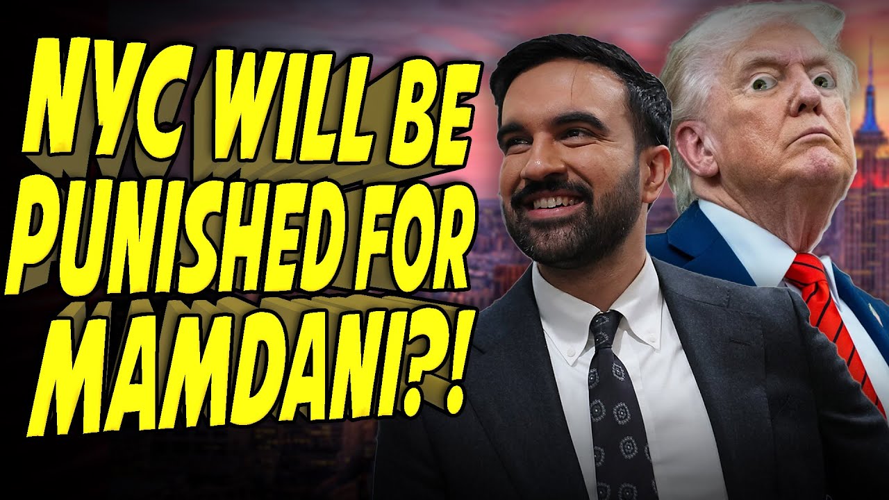 YouTube post by @InternetTodayTV for The Guardian. Caption reads: Trump Threatens ALL of NYC Over Zohran Mamdani?!.