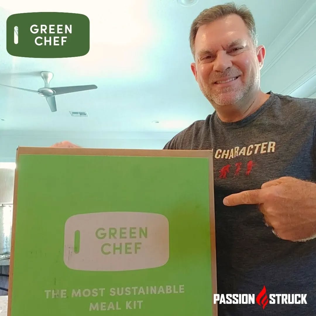 Instagram post by @john_r_miles for Green Chef. Caption reads: 🍽️ When passion meets convenience! 🍽️

Just a....
