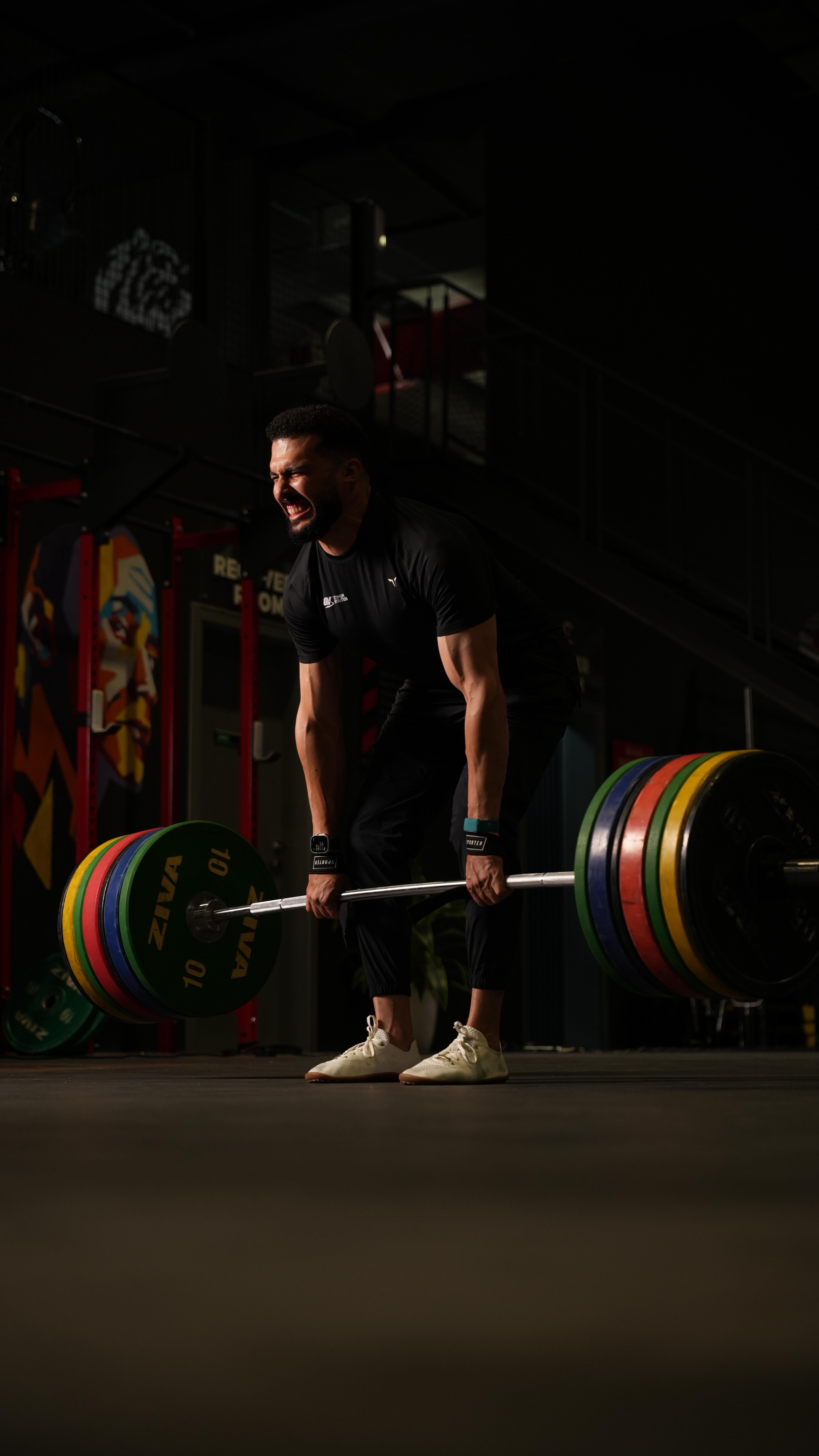 Instagram post by @iamsulayman.ar for Optimum Nutrition. Caption reads: Focus one the goals that scares you the most, and....