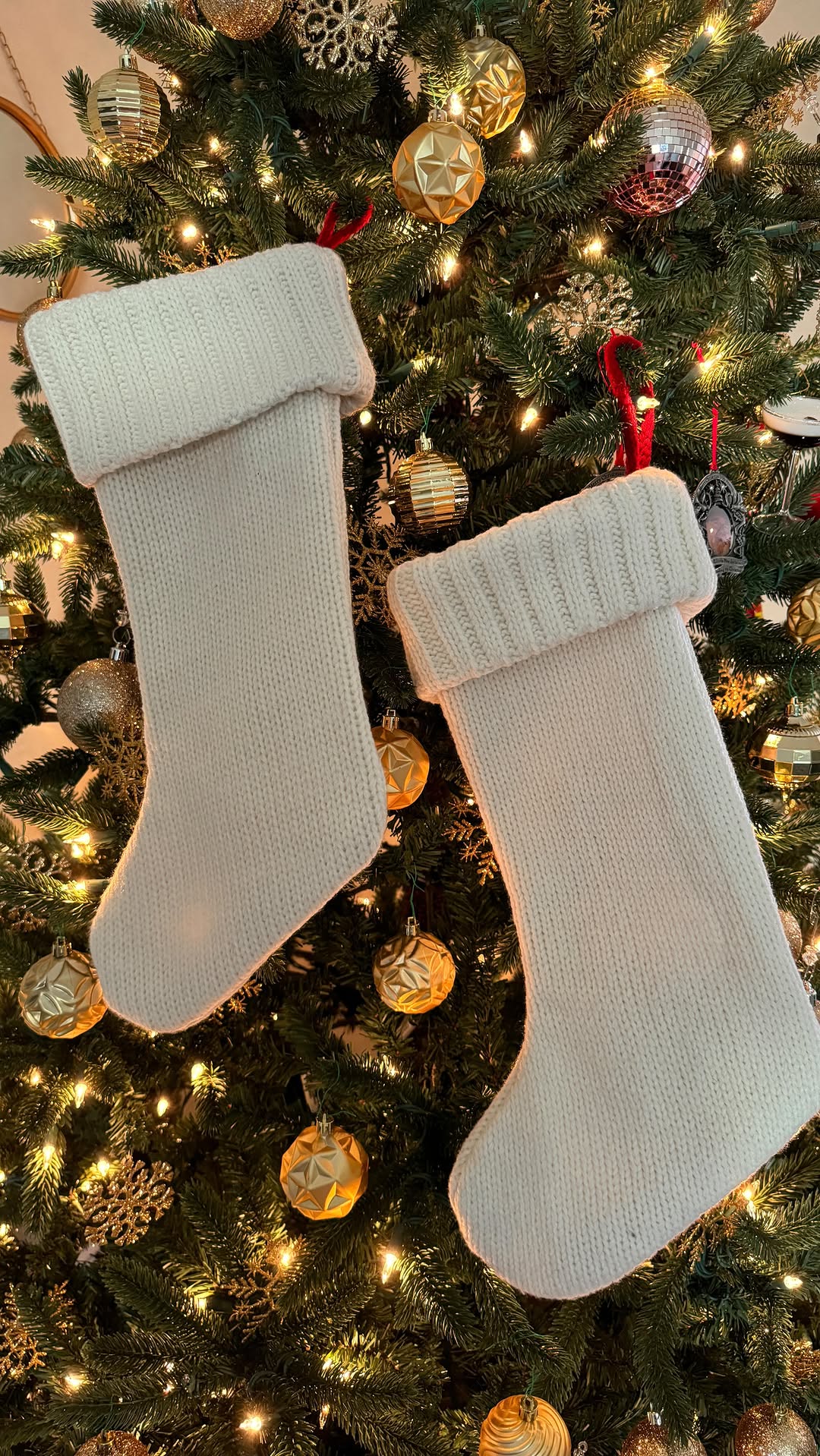 Instagram post by @megthings_ for Ocean State Job Lot Official. Caption reads: come stuff holiday stockings with me 🎄

@osjoblot....