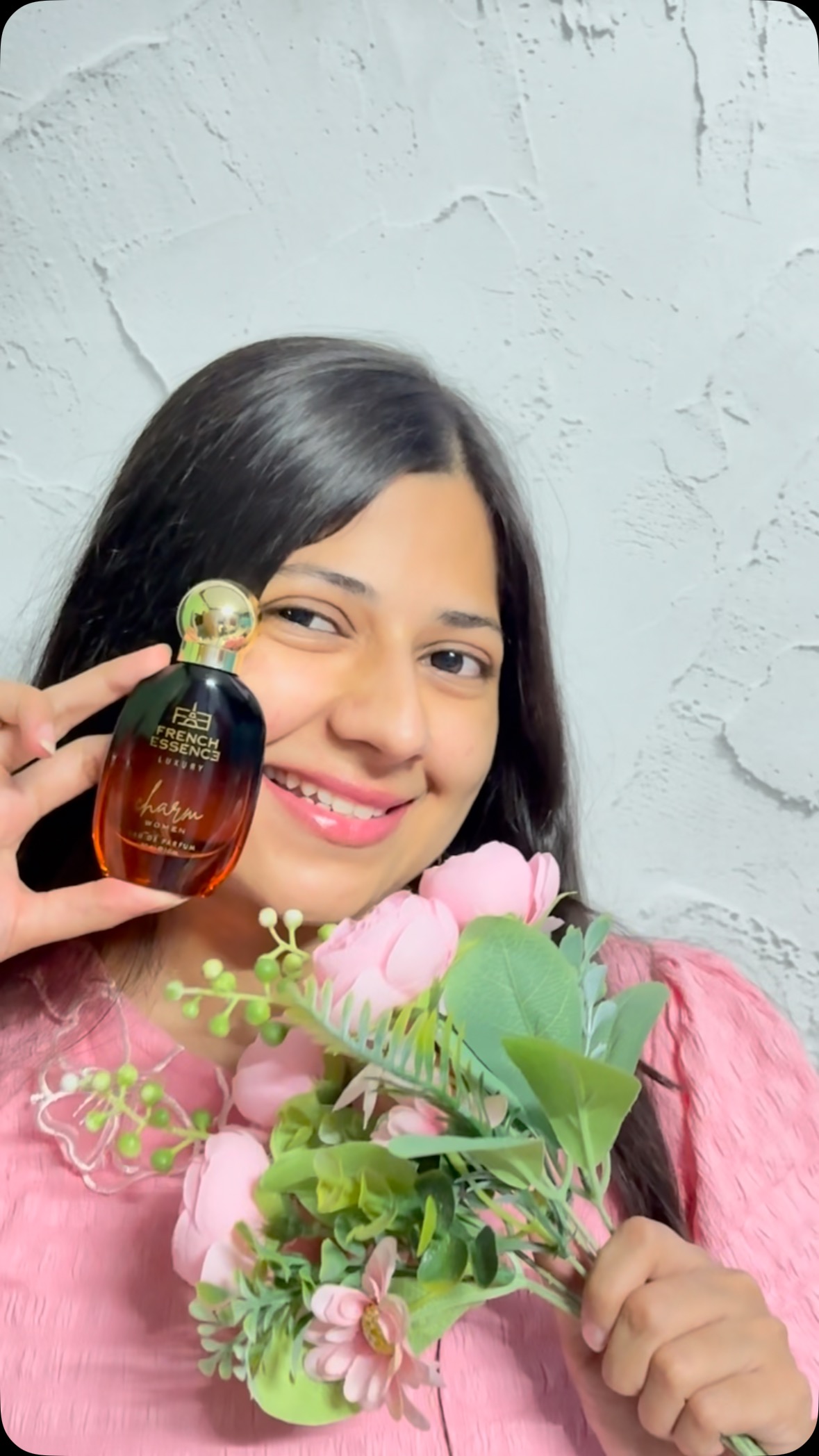 Instagram post by @dr.urveee for French Essence. Caption reads: “Elevate your senses with French Essence 🌸. A....