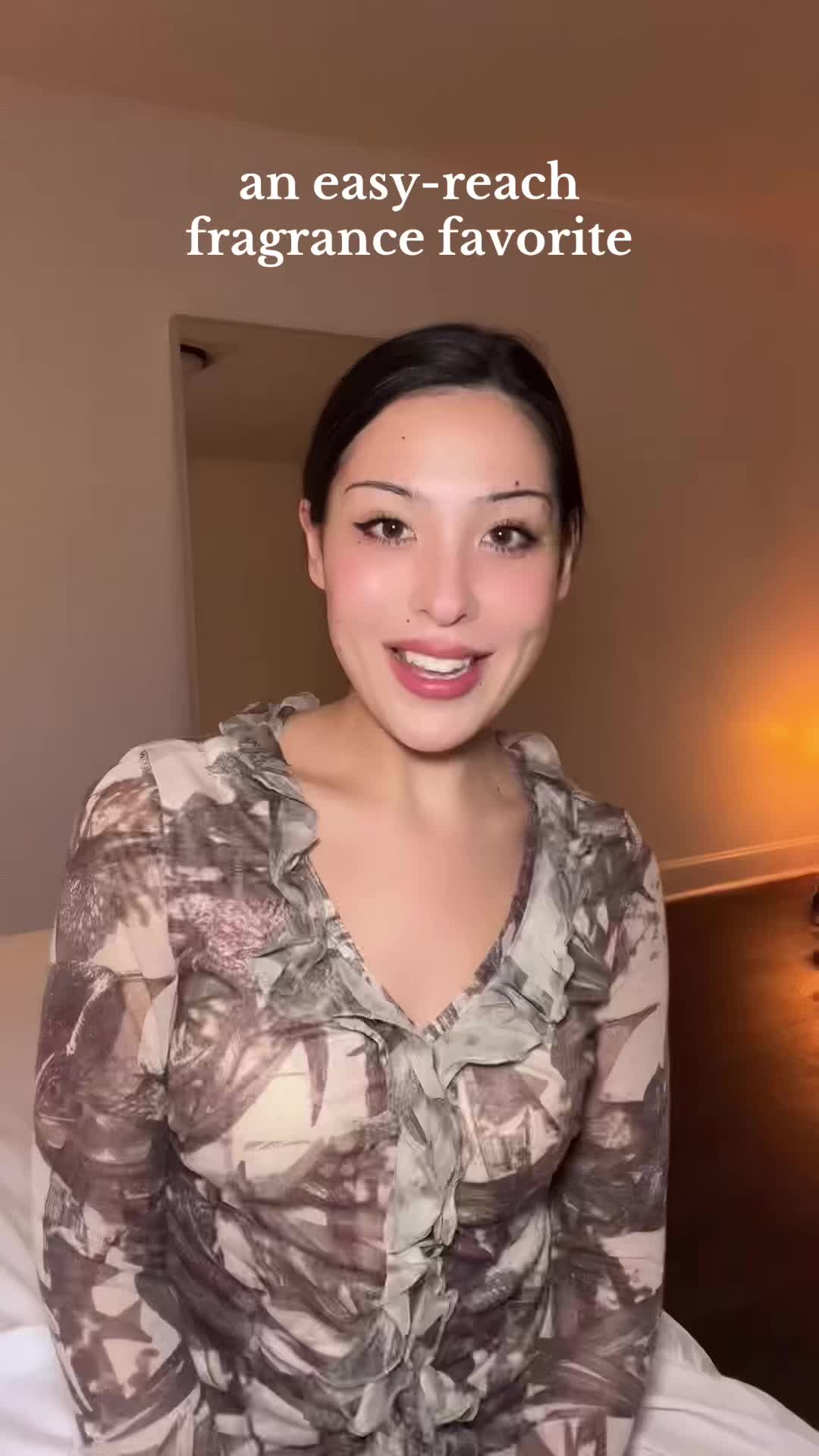 TikTok post by @cammyreviews for Clean Beauty. Caption reads: [...] scent"  @Clean Reserve @sephora #cleanbeauty....