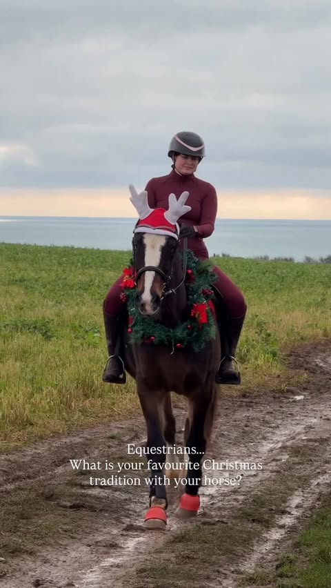 Instagram post by @canterring for Charles Owen. Caption reads: For me it has to be the Christmas pudding....