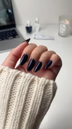 Instagram post by @nailsbyalsn for Luv Aj. Caption reads: [...] linked on my story 

@essie caviar....