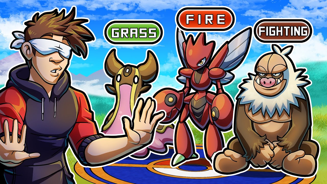 YouTube post by @DadsBeingDudes for Holzkern. Caption reads: Choose Your Starter Pokemon by ONLY Knowing Their....