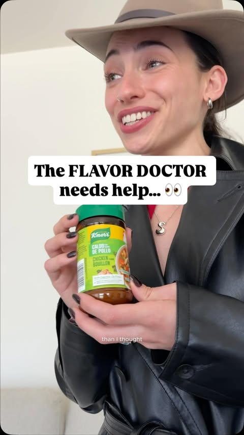 Instagram post by @soellegirls for Knorr US. Caption reads: Sometimes even the FLAVOR DOCTOR needs a taste of....