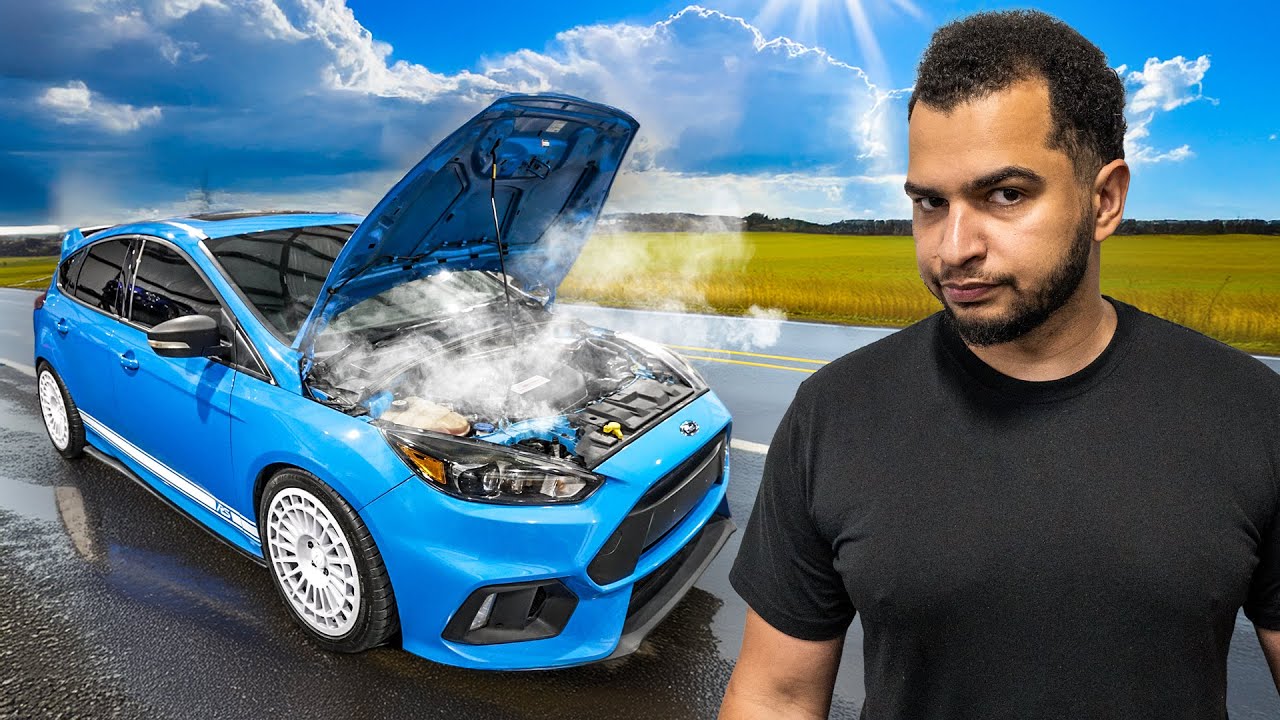 YouTube post by @2varish for BendPak. Caption reads: Rebuilding My Ford Focus RS' Engine After The....