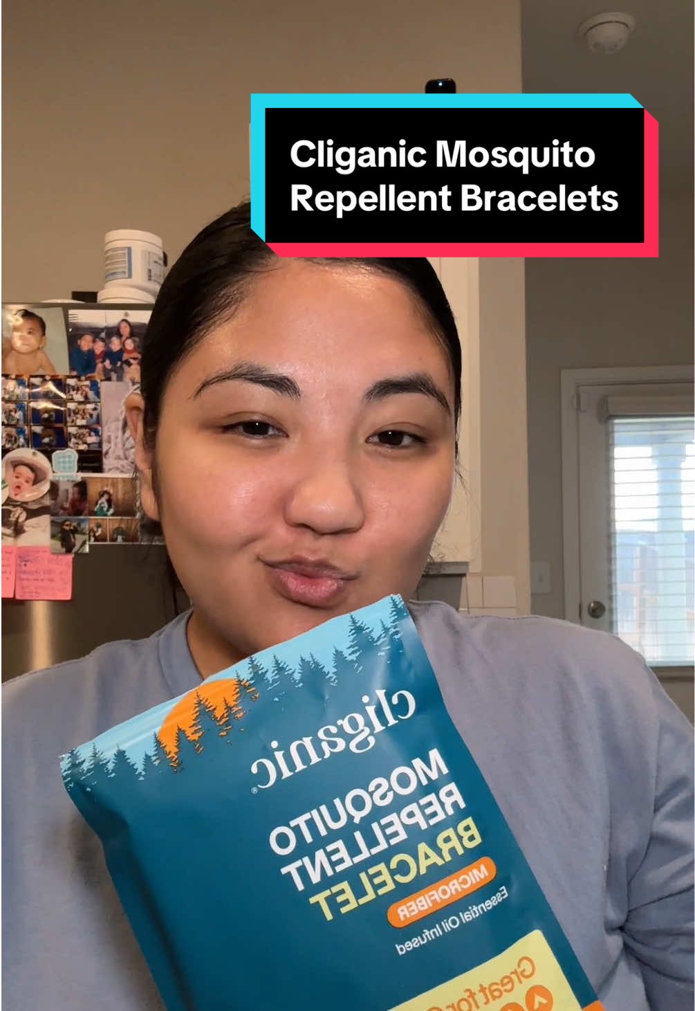 TikTok post by @kitkatvales for Cliganic. Caption reads: Keep the mosquitos away with @cliganic_!....