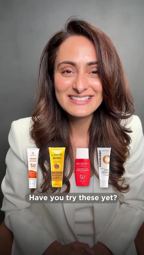 Instagram post by @dr.aanchal.md for Lakmé. Caption reads: [...] and vitamin E Has a Matt finish . ▪️Lakme....