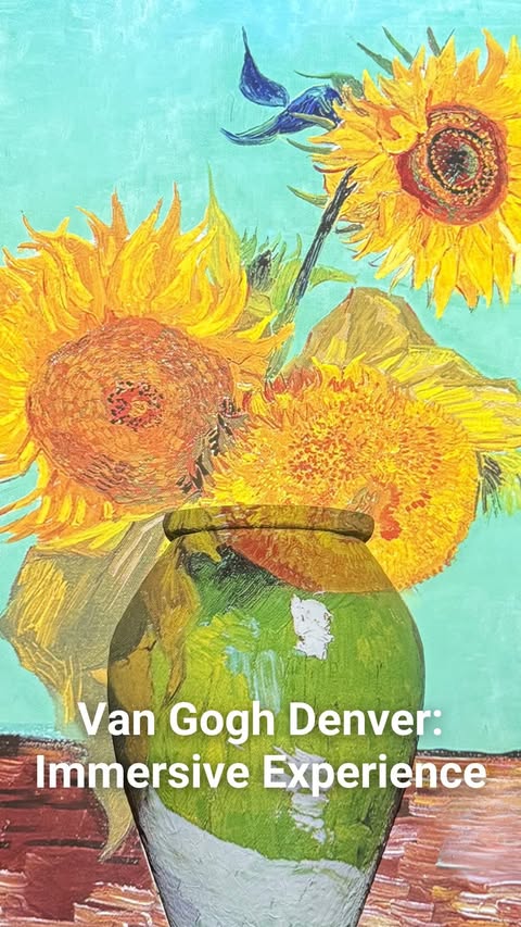 Instagram post by @wanderfulcase for @hotel. Caption reads: Step inside the world of Vincent van Gogh 🎨 This....