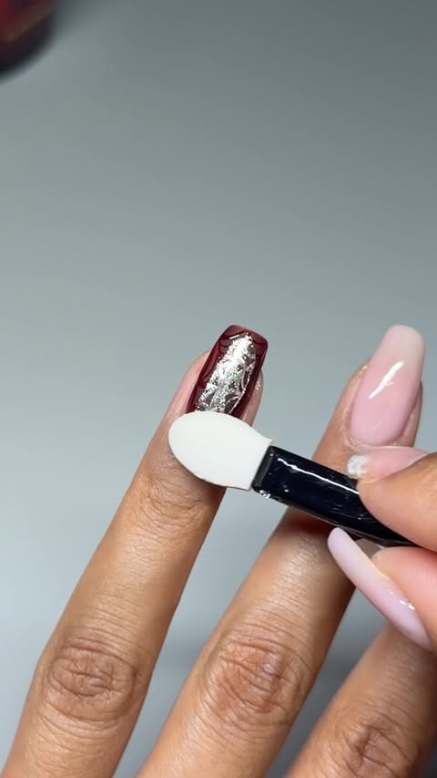 Instagram post by @nailsbypriyaa1 for Beetles Gel Polish. Caption reads: [...] nail box 🙈🦇🕸️ #nails #nailart....