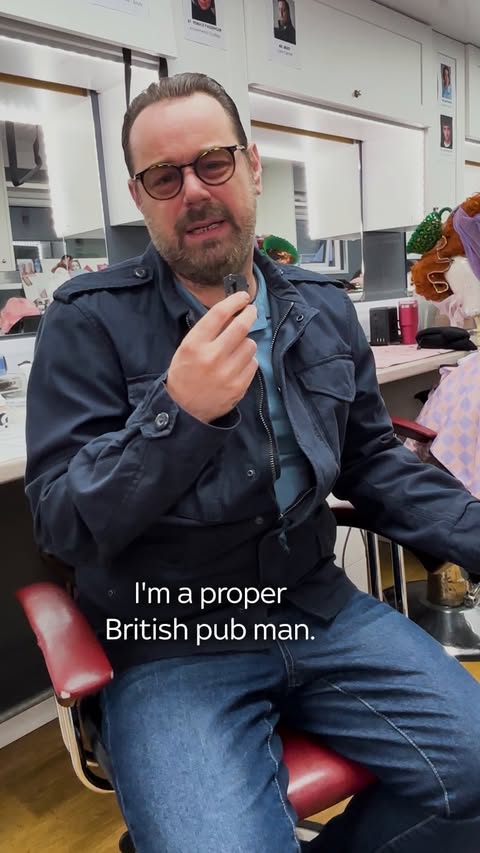 Instagram post by @officialdannydyer for Sky TV. Caption reads: Catch up with @officialdannydyer in the hair and....