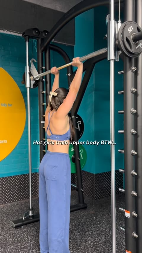 Instagram post by @lilymyafitness for Myprotein. Caption reads: Let’s not skip those upper body muscles girls!🤭🤭....