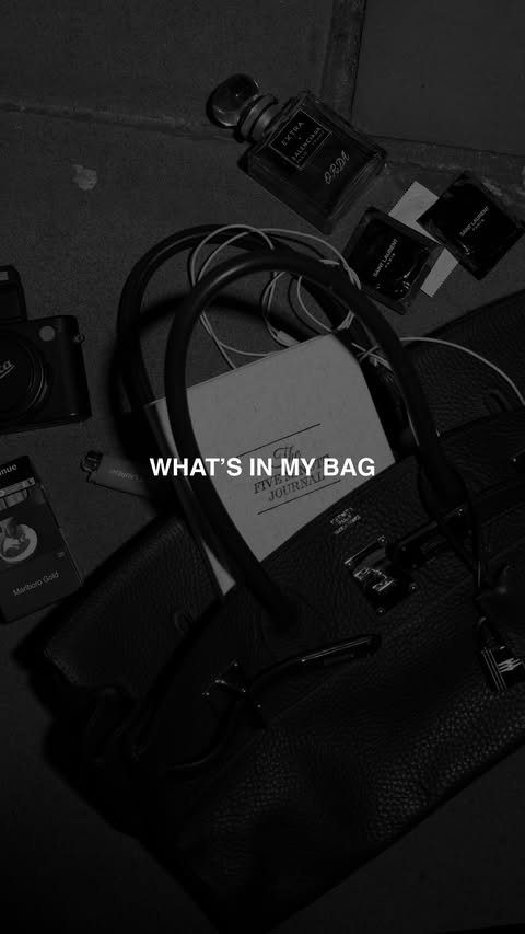 Instagram post by @saidisorda for Hermès. Caption reads: There’s something interesting about taking a....