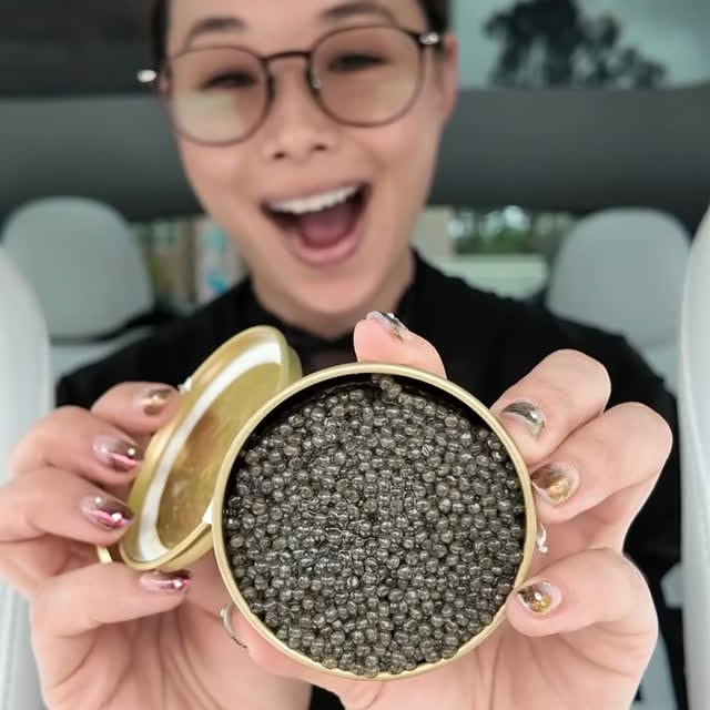 Instagram post by @ajadang for Lyft. Caption reads: bc y’all asked nicely our very first Caviar & Yap....