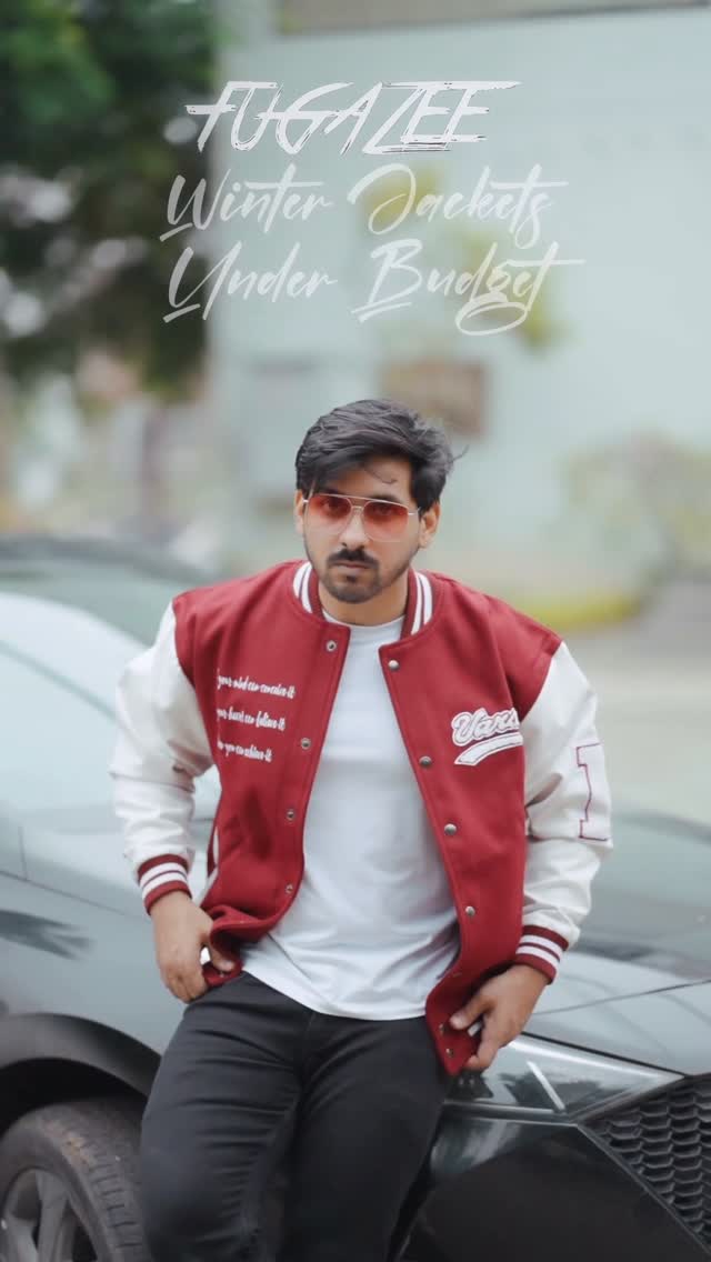 Instagram post by @moinmonu3 for Fugazee. Caption reads: Comment “fugazee” for jacket link 👇
🔥 3 Varsity....