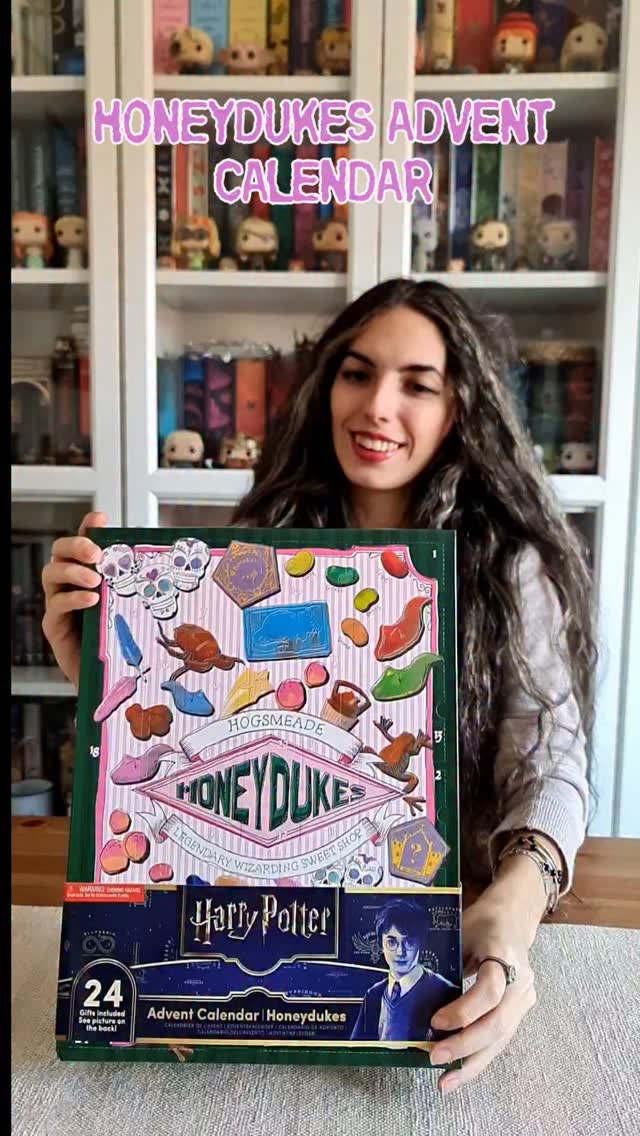 Instagram post by @between_.magic6 for Cinereplicas. Caption reads: Honeydukes Advent Calendar by....