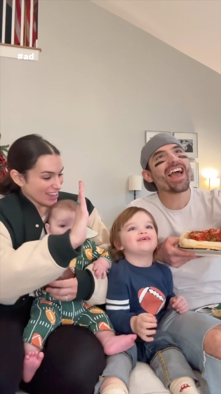 Instagram post by @jaredhaibon for Finish Dishwashing US. Caption reads: Football, food, family and FINISH ULTIMATE!!....