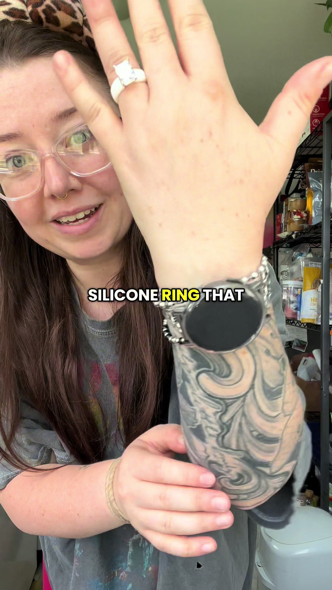 TikTok post by @katierulezd00d for Rinfit. Caption reads: yall I love @Rinfit Rings !! #rinfit #rinfitrings....
