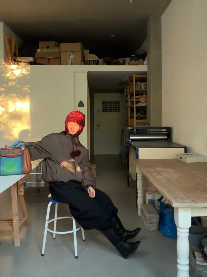 Instagram post by @sabrinaaalan_ for LOEWE. Caption reads: Life is like a puzzle.